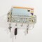 mDesign Metal Wall Mount Entryway Storage, Mail Sorter Basket